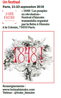 Article sur la Boîte à Histoire paru dans le magazine l'Histoire